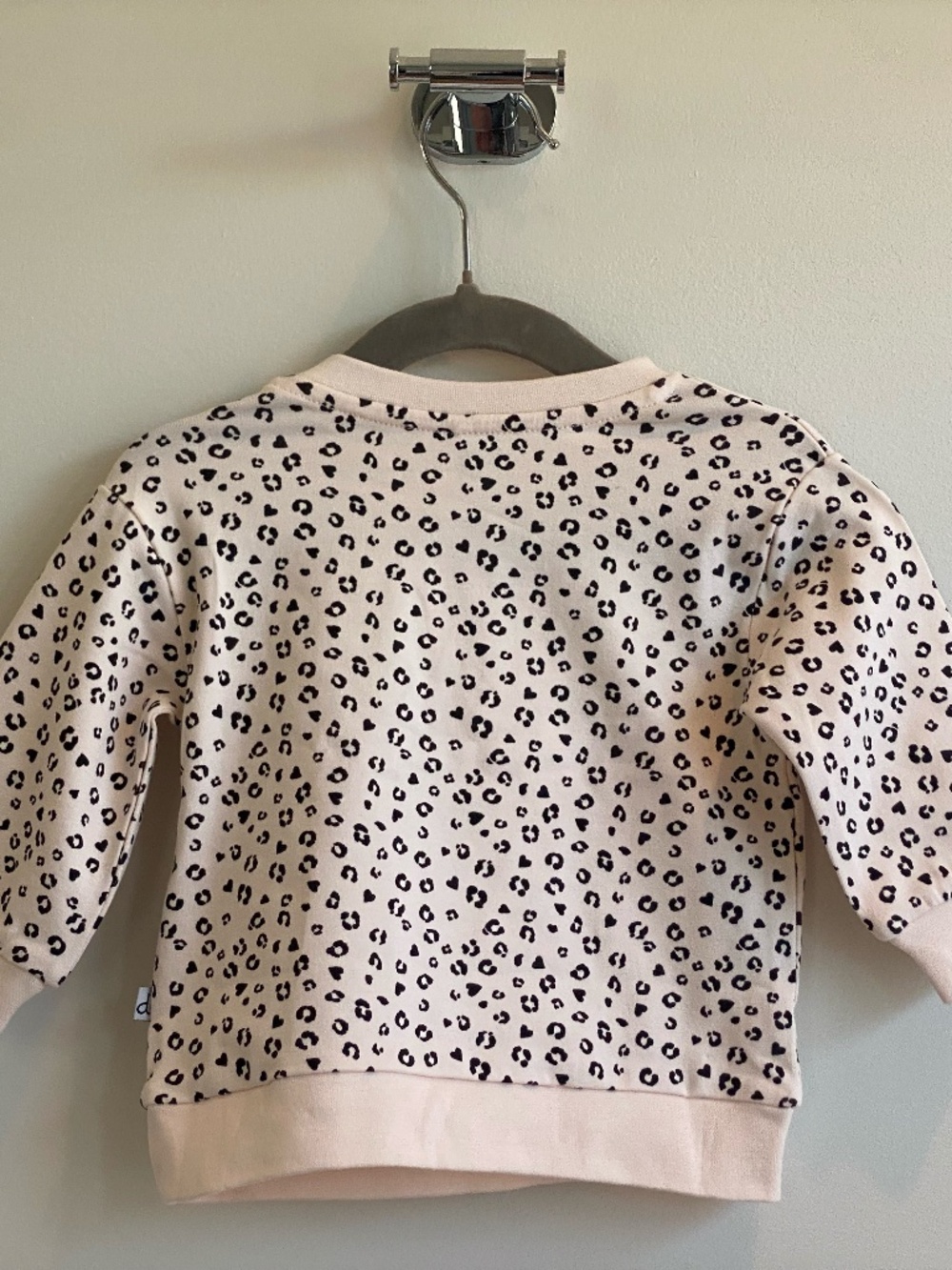Baby Cheetah Print Evolutive Cotton Pants And Top Set